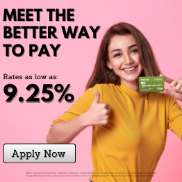 Meet the Better Way to Pay. Rates as low as: 9.25%. Apply Now. 